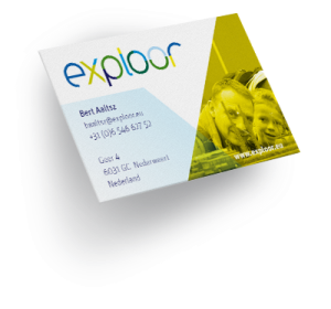 Visitekaartje Exploor